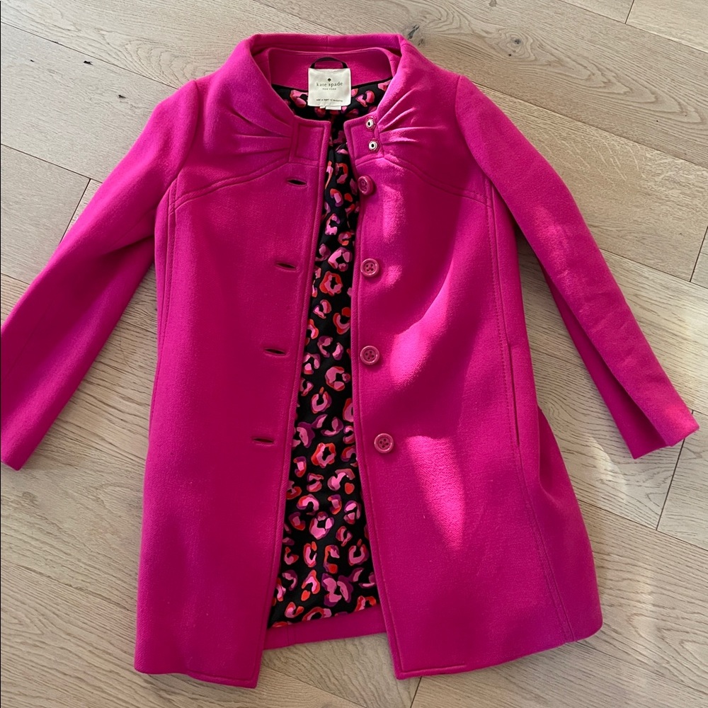 Kate spade pink pea coat